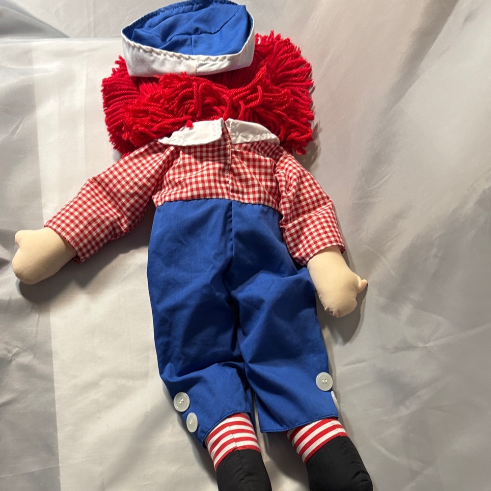 Raggedy Ann and Andy Dolls with Red Hair 80th and 85th birthday 25 inches tall - Picture 10 of 16